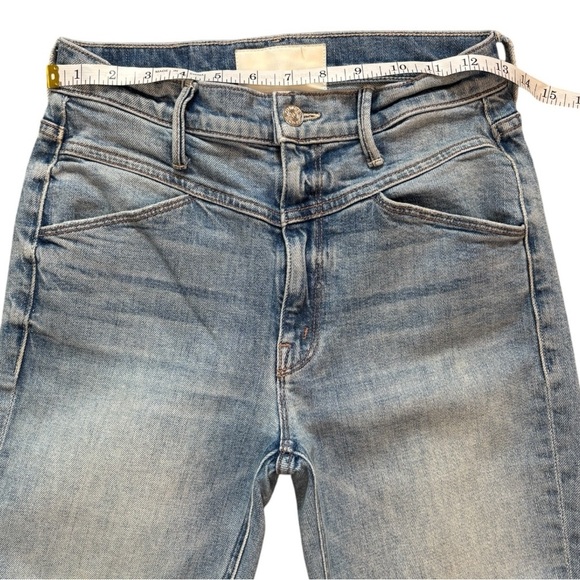 Mother Superior The Dazzler Yoke Front Ankle Jeans Size 26 Light Wash - Picture 4 of 13